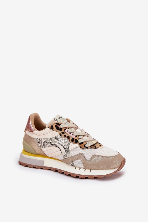 Sneakersy Buty Sportowe Damskie D.Franklin DFSH378006 Złote