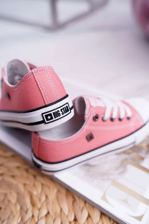 Dziecięce Trampki Big Star Klasyczne Łososiowe W374005