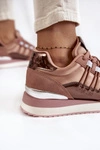 Damskie Modne Buty Sportowe Big Star KK274111 Różowe
