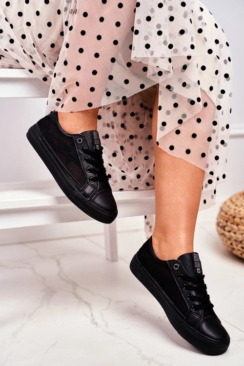 Damskie Trampki Big Star Czarne FF274489