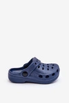 Klapki Dziecięce Piankowe Kroksy Granatowe Lucas
