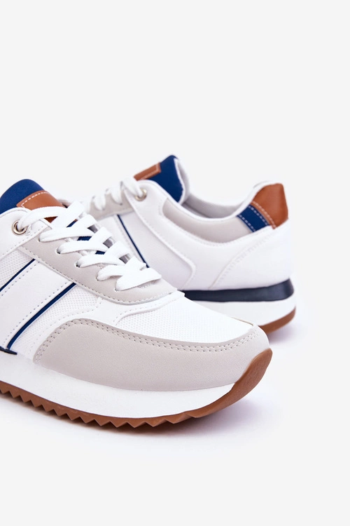 Męskie Buty Sportowe Białe Scotty