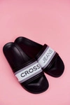Klapki Damskie Cross Jeans Czarne FF2R4159C