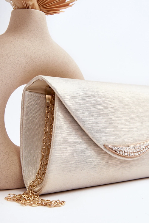 Wizytowa Torebka Kopertówka Na Łańcuszku Zarani Perłowa