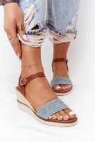 Brązowy || Niebieski