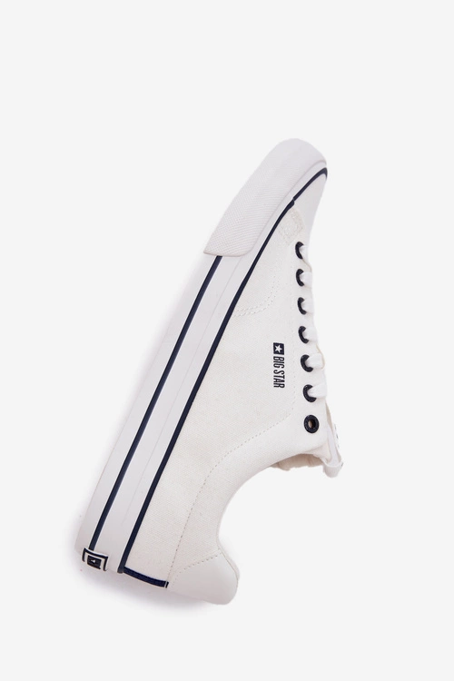 Niskie Trampki Męskie Big Star NN174017 Białe