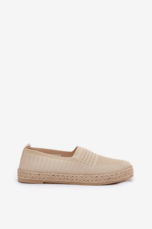 Damskie Espadryle Z Plecionką Vinceza 13624 Beżowe