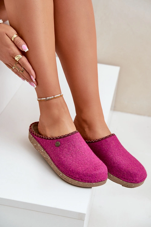 Obuwie Domowe Kapcie Damskie Inblu ED000018 Fuksja