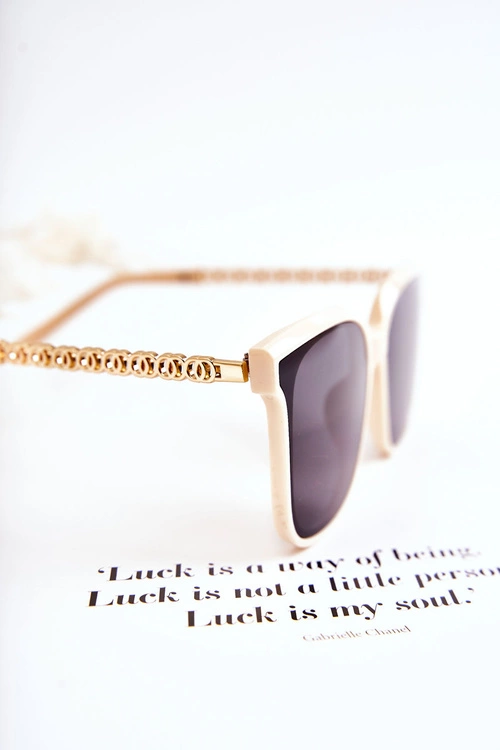 Damskie Okulary Przeciwsłoneczne V130035 Białe