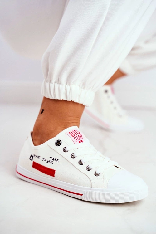 Damskie Trampki Big Star Białe FF274079