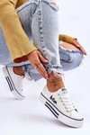 Damskie Trampki Na Platformie Lee Cooper LCW-23-31-1802L Białe