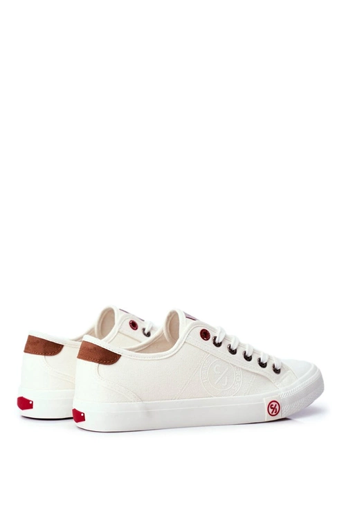 Trampki Męskie Cross Jeans Białe FF1R4055C