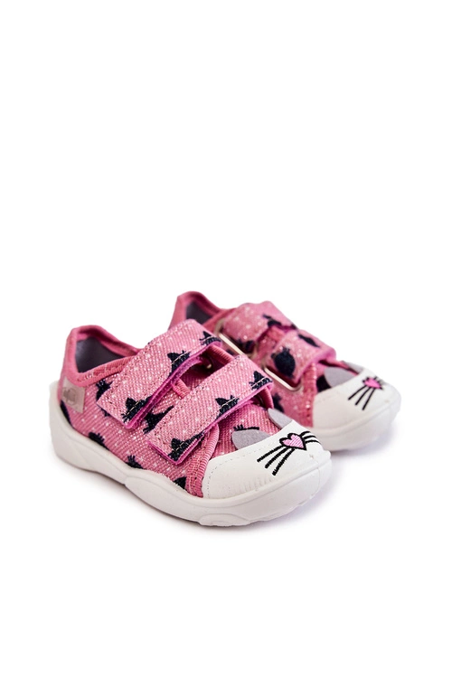 Dziecięce Tenisówki Kotki Befado 907P150 Różowe