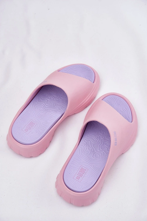 Piankowe Klapki Damskie Big Star RR274A587 Różowe