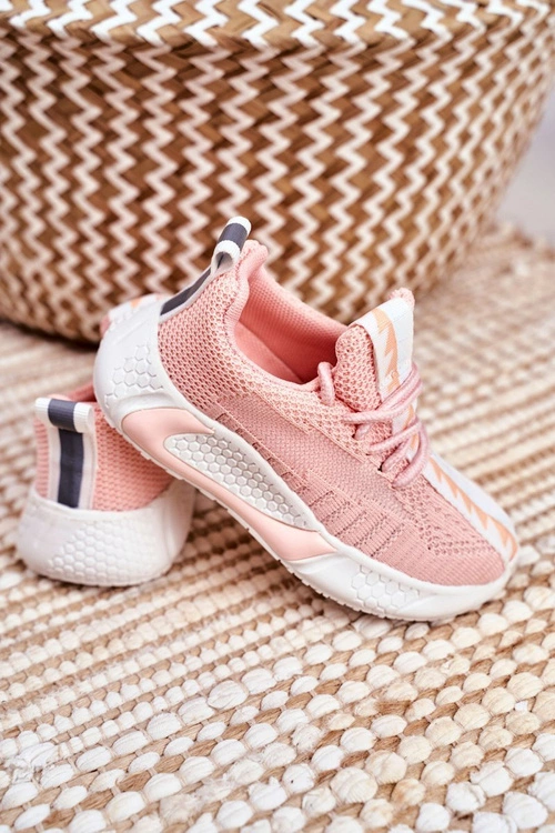 Sportowe Buty Dziecięce Różowe Stich