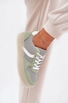 Niskie Sneakersy Damskie Na Platformie Zielone Telmira