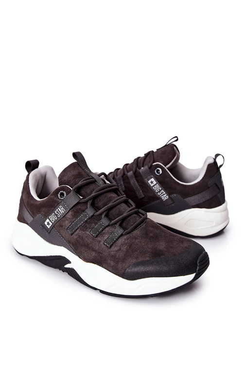 Sportowe Buty Big Star Memory Foam Szare II174184
