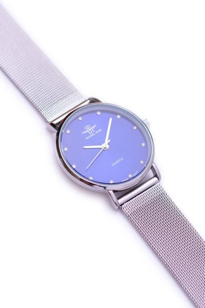 Michael John Damski Srebrny Zegarek Bransoleta Ferrou