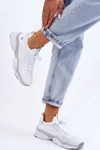 Damskie Wsuwane Buty Sportowe Memory Foam System Big Star LL274A142 Białe