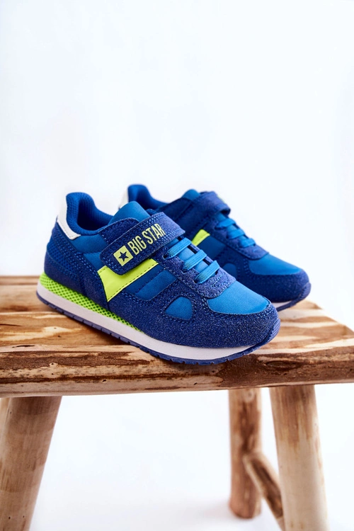 Dziecięce Buty Sportowe Big Star KK374007 Niebieskie