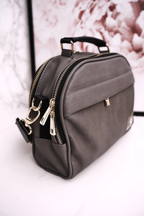 Torebka Listonoszka Kuferek LAURA BIAGGI Szara