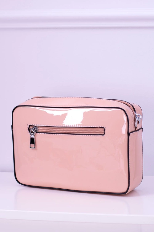 Różowa Lakierowana Torebka Damska Not Scared