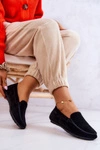 Damskie Zamszowe Mokasyny Big Star JJ274654 Czarne