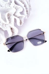 Geometryczne Okulary Przeciwsłoneczne Szare