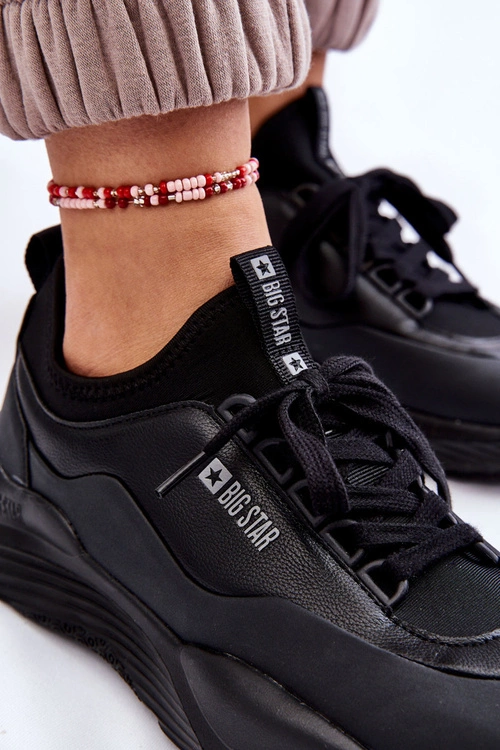 Damskie Sneakersy Memory Foam System Big Star LL274419 Czarne