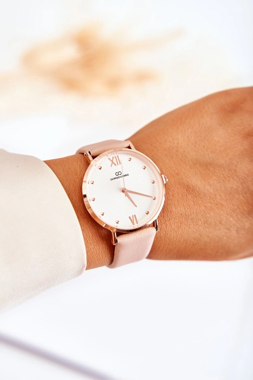 Damski Modny Zegarek Na Pasku Giorgio&Dario Beżowy