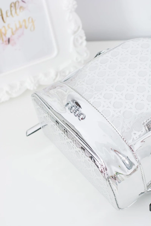 NOBO Srebrny Designerski Plecak