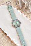 Zegarek Damski Z Miętowym Paskiem Ernest E62035L 