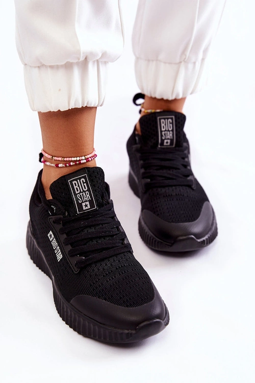 Damskie Sneakersy Big Star KK274063 Czarne