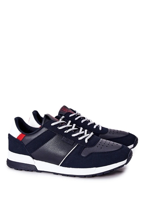 Sportowe Męskie Buty Memory Foam Big Star II174083 Granatowe 