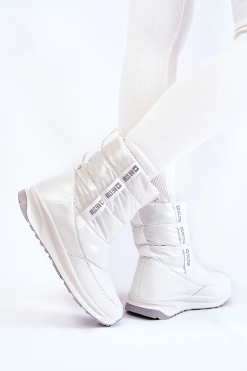 Damskie Śniegowce Big Star KK274393 Białe