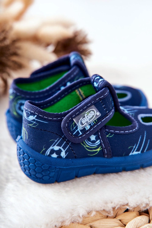 Buty Papcie Befado Piłki 533P015 Granatowe