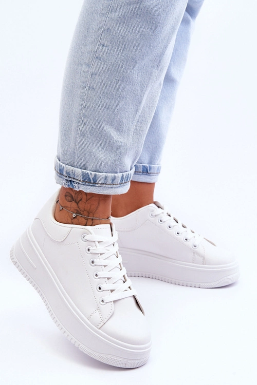 Damskie Klasyczne Buty Sportowe Białe Night Trip