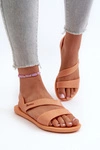 Sandały Damskie Z Brokatem 82429 Ipanema Vibe Sandal Fem Pomarańczowe