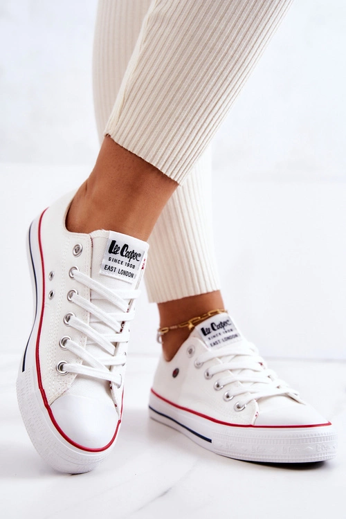 Damskie Trampki Lee Cooper LCW-22-31-0875L Białe