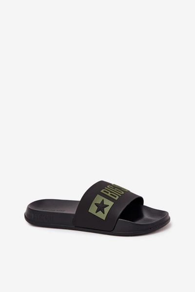 Klapki Męskie Big Star SS174359 Czarne