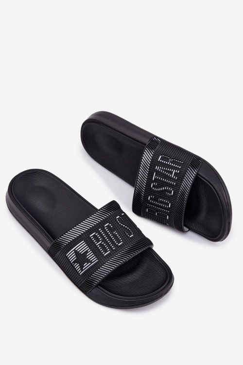 Męskie Klapki Big Star RR174A053 Czarne