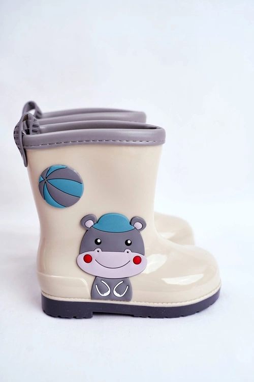 Dziecięce Gumowe Kalosze Szare Hipo