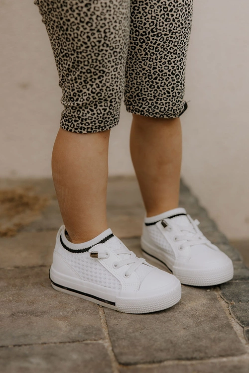 Dziecięce Wsuwane Trampki Big Star JJ374394 Białe