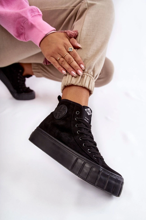 Wysokie Trampki Lee Cooper LCJ-22-31-1432L Czarne