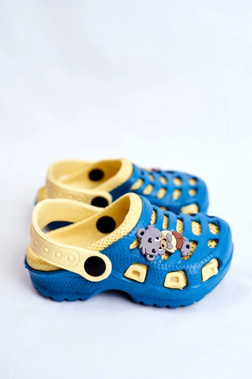 Klapki Dziecięce Piankowe Kroksy Czarne Small Koala