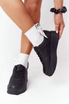Damskie Sportowe Buty Na Platformie Czarne This Is Me