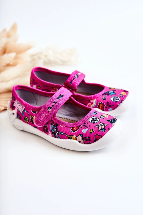 Dziecięce Papcie Baleriny Befado Supergirl 114X483 Różowe