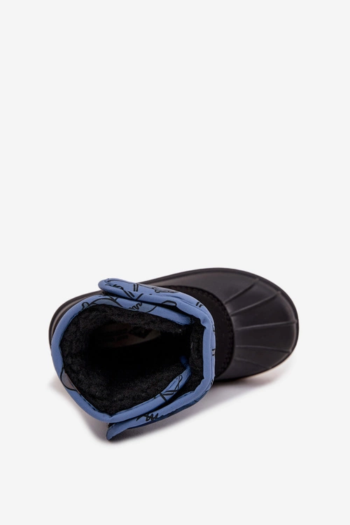 Śniegowce Dziecięce Na Rzep Lee Cooper LCJ-25-10-3774 Niebieskie