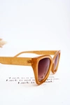Damskie Okulary Przeciwsłoneczne Z Napisami M2404 Pomarańczowe