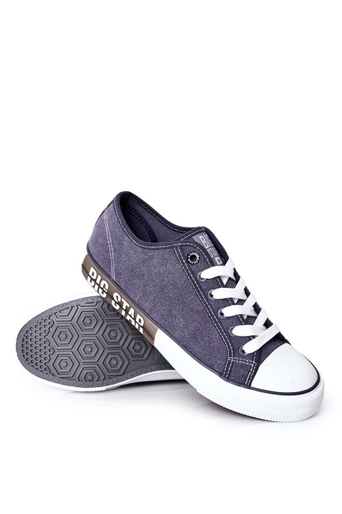 Męskie Trampki Big Star HH174047 Granatowe